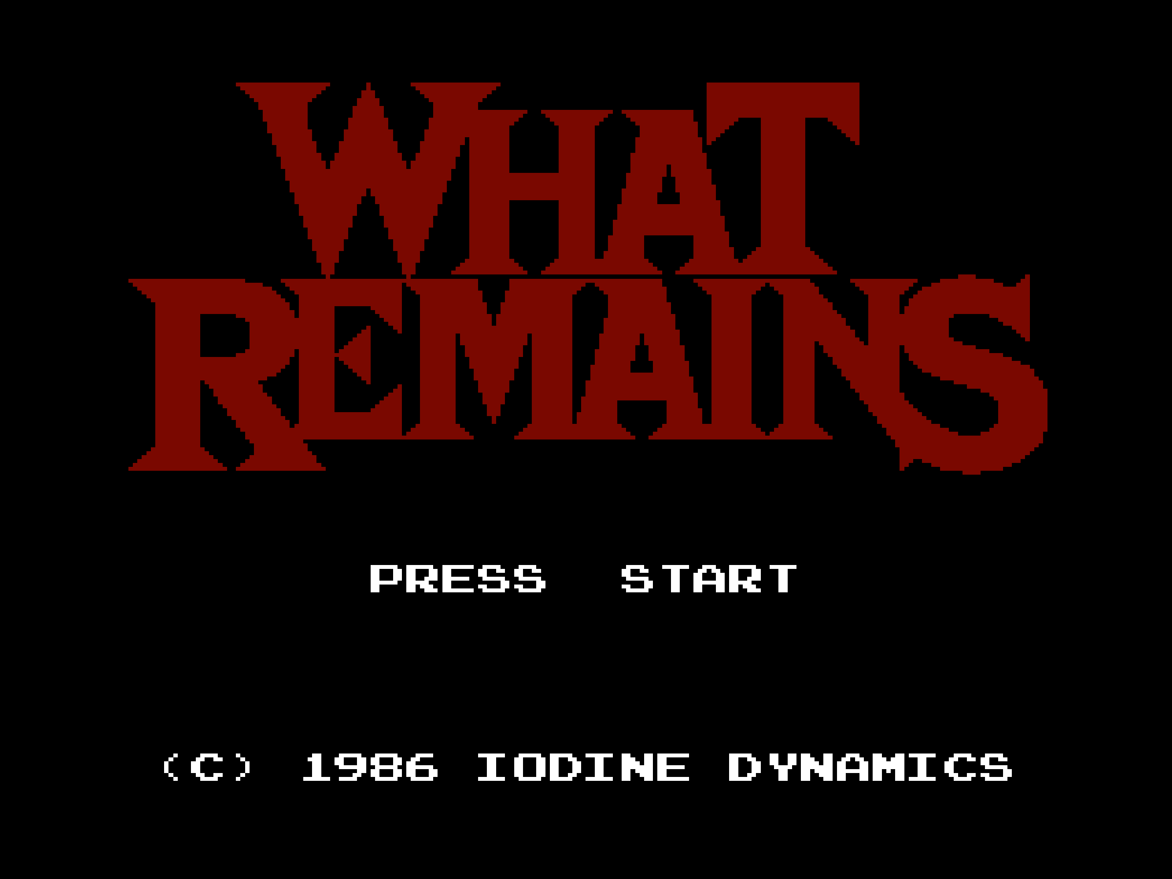 01_What_Remains_Title_screen