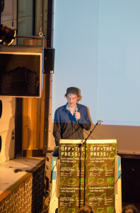 Sebastian Luetgert at the closing session of Off the Press 2014
