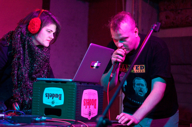  DJ Eindbaas and John Haltiwanter - photo by Anne Helmond 
