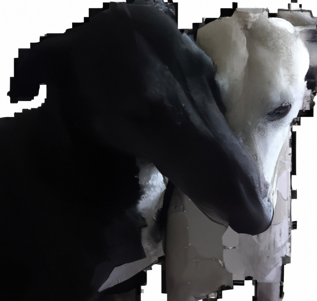 DALL·E-2023-03-30-17.41.44-a-black-dog-and-white-dog-hugging-pixelated-e1682425695914